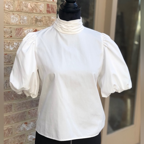 Theory Tops - Theory Shirt Puff Sleeve